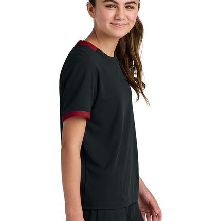 Sport‑Tek® Youth Club Short Sleeve Crew – YST440