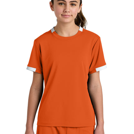 Sport‑Tek® Youth Club Short Sleeve Crew – YST440