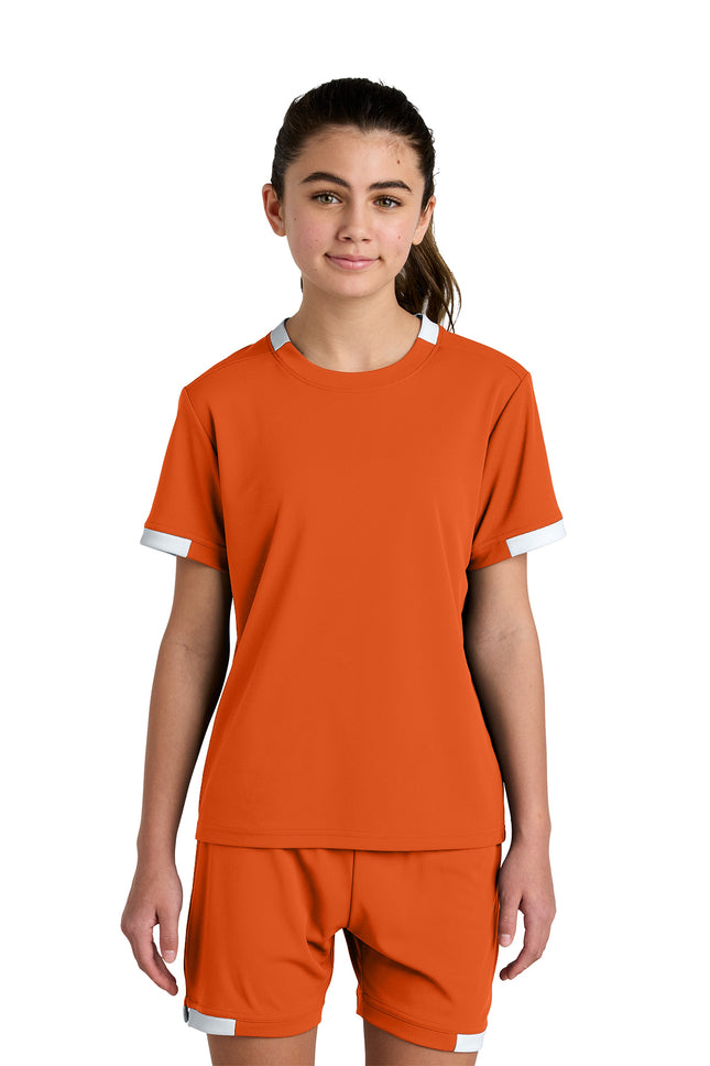 Sport‑Tek® Youth Club Short Sleeve Crew – YST440