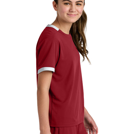 Sport‑Tek® Youth Club Short Sleeve Crew – YST440