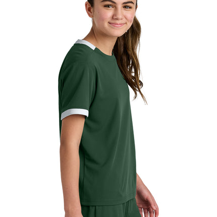 Sport‑Tek® Youth Club Short Sleeve Crew – YST440