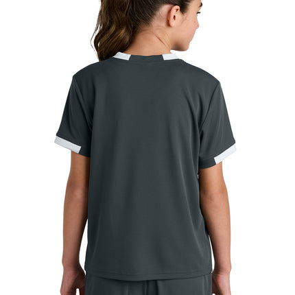 Sport‑Tek® Youth Club Short Sleeve Crew – YST440