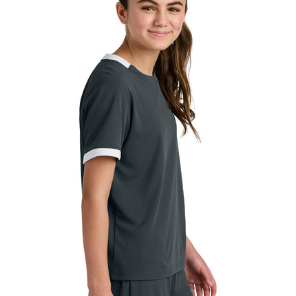 Sport‑Tek® Youth Club Short Sleeve Crew – YST440