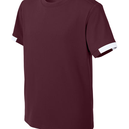 Sport‑Tek® Youth Club Short Sleeve Crew – YST440