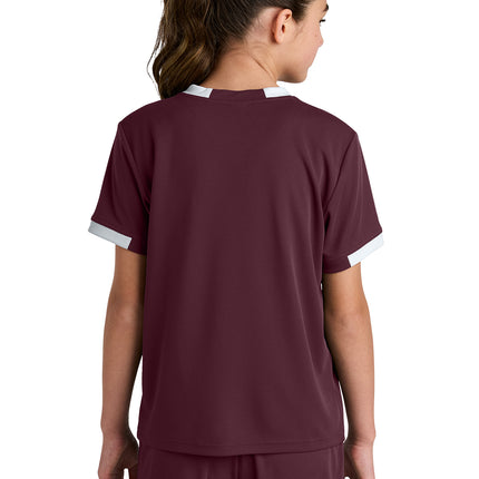 Sport‑Tek® Youth Club Short Sleeve Crew – YST440