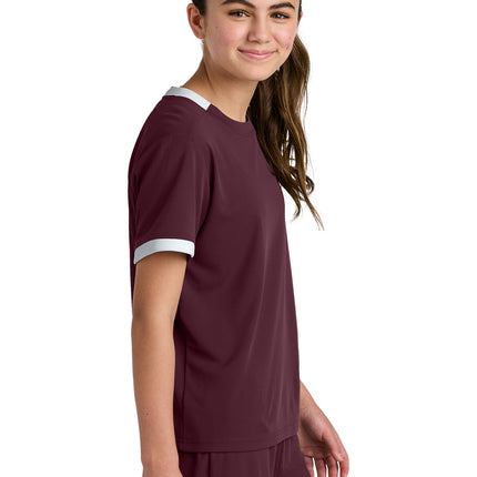 Sport‑Tek® Youth Club Short Sleeve Crew – YST440