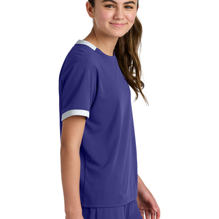 Sport‑Tek® Youth Club Short Sleeve Crew – YST440