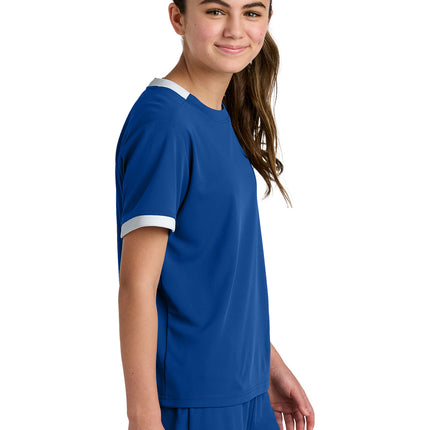 Sport‑Tek® Youth Club Short Sleeve Crew – YST440
