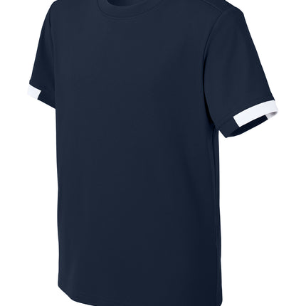 Sport‑Tek® Youth Club Short Sleeve Crew – YST440