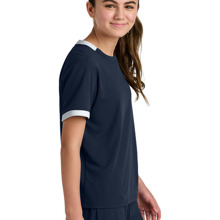 Sport‑Tek® Youth Club Short Sleeve Crew – YST440