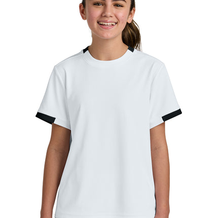 Sport‑Tek® Youth Club Short Sleeve Crew – YST440