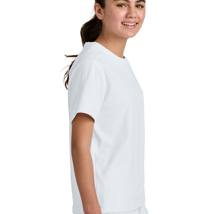 Sport‑Tek® Youth Club Short Sleeve Crew – YST440