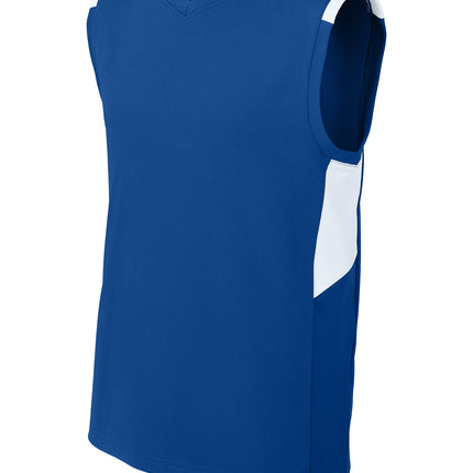 Sport‑Tek® Youth Club Sleeveless V‑Neck – YST441