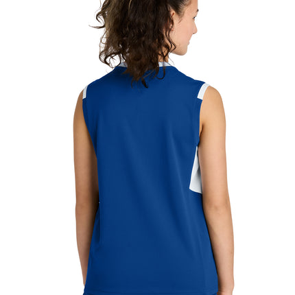 Sport‑Tek® Youth Club Sleeveless V‑Neck – YST441