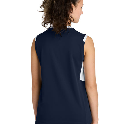 Sport‑Tek® Youth Club Sleeveless V‑Neck – YST441