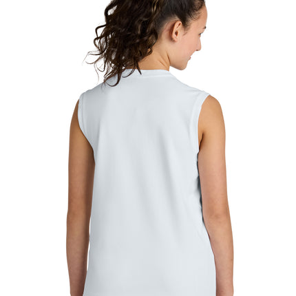 Sport‑Tek® Youth Club Sleeveless V‑Neck – YST441