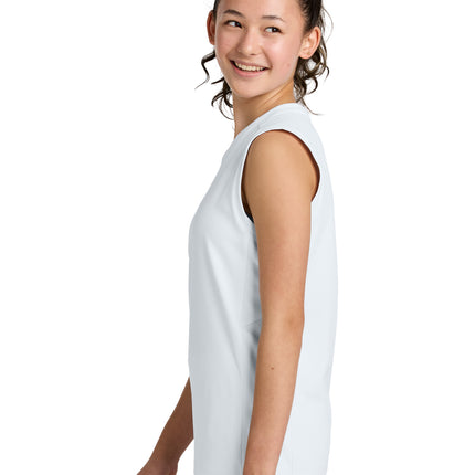 Sport‑Tek® Youth Club Sleeveless V‑Neck – YST441
