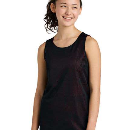 Sport‑Tek® Youth PosiCharge® Reversible Mesh Tank – YST5000