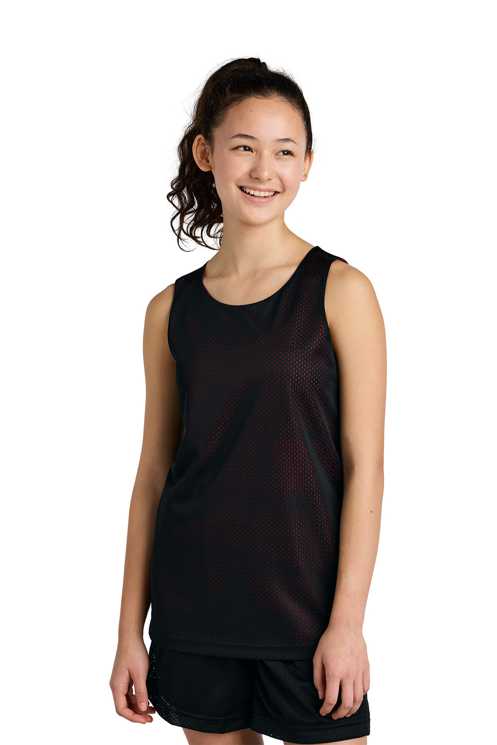 Sport‑Tek® Youth PosiCharge® Reversible Mesh Tank – YST5000