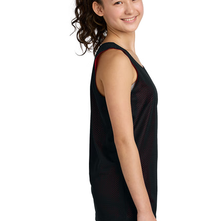 Sport‑Tek® Youth PosiCharge® Reversible Mesh Tank – YST5000