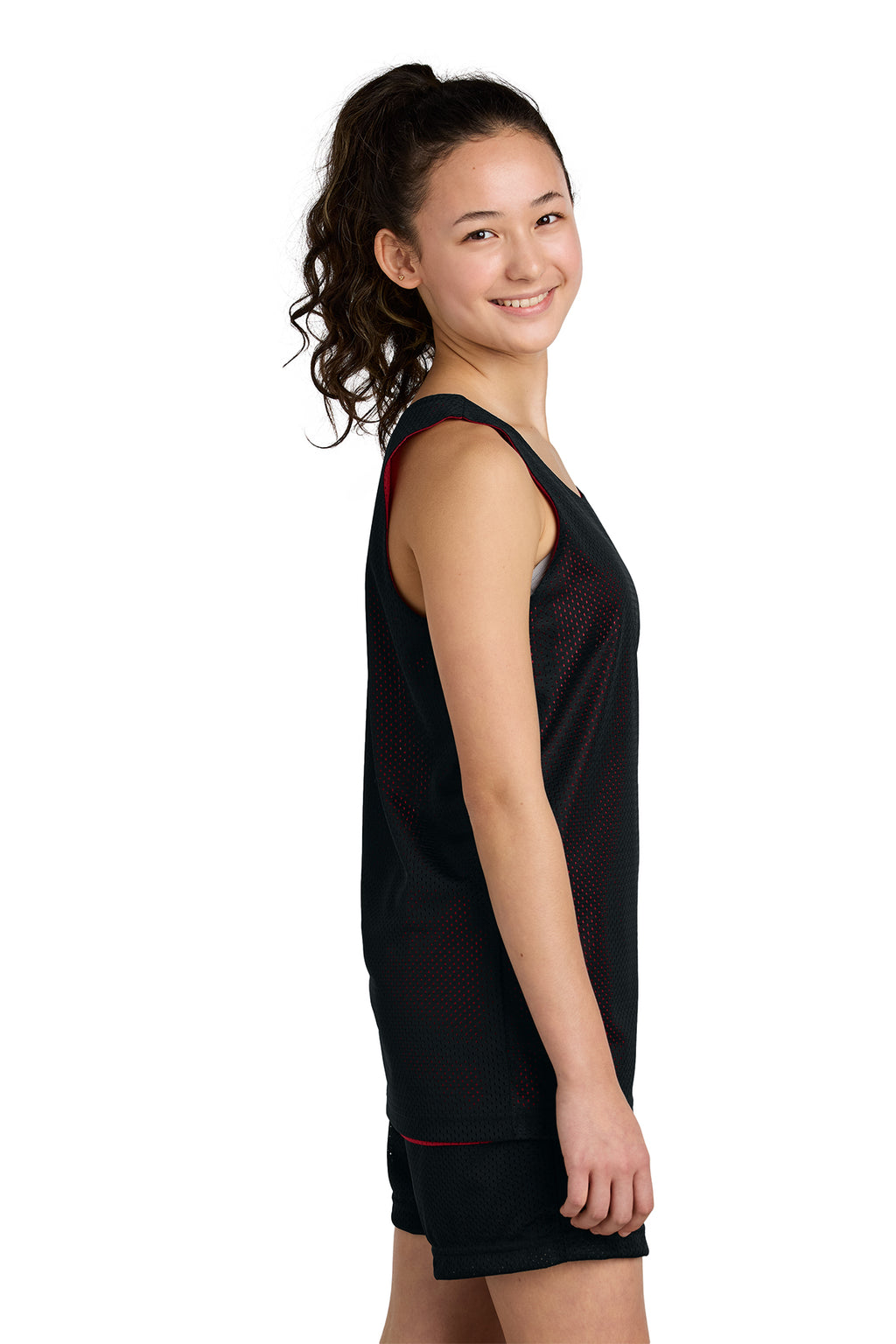 Sport‑Tek® Youth PosiCharge® Reversible Mesh Tank – YST5000