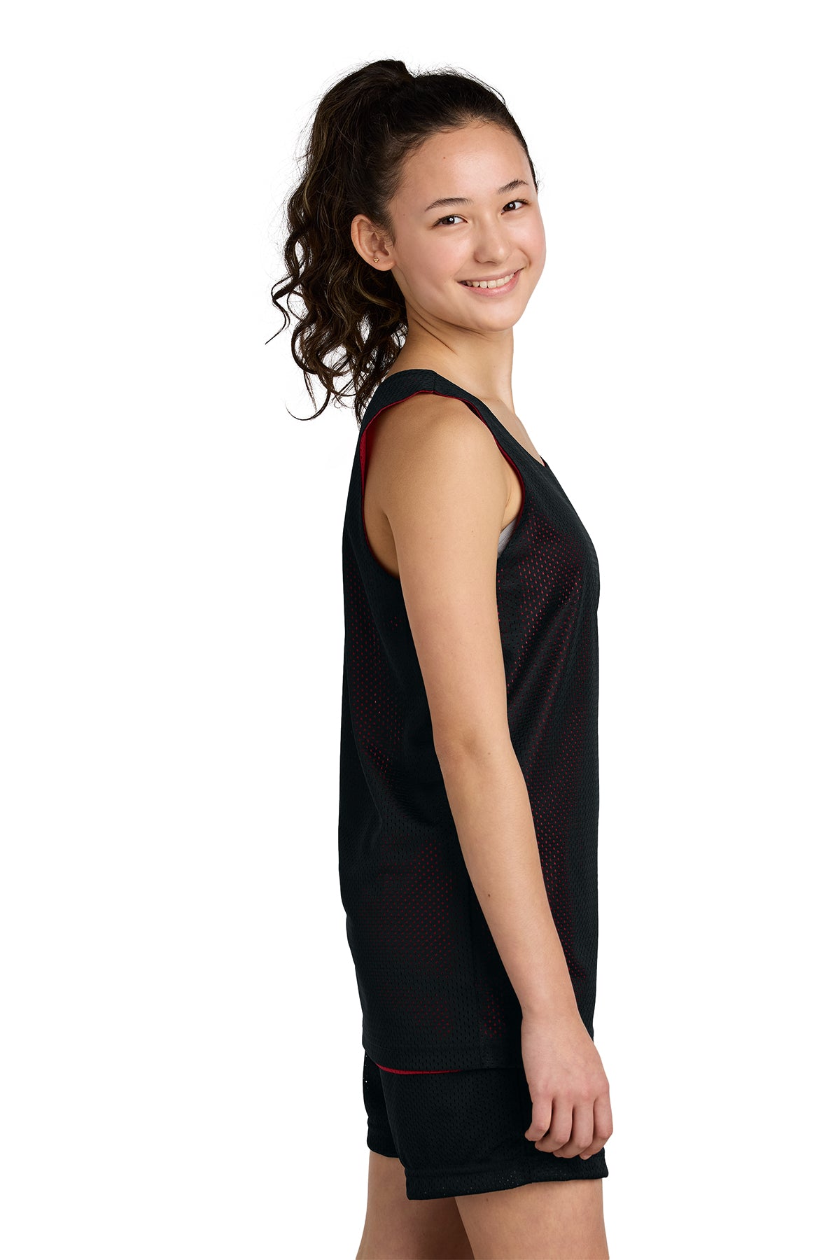 Sport‑Tek® Youth PosiCharge® Reversible Mesh Tank – YST5000