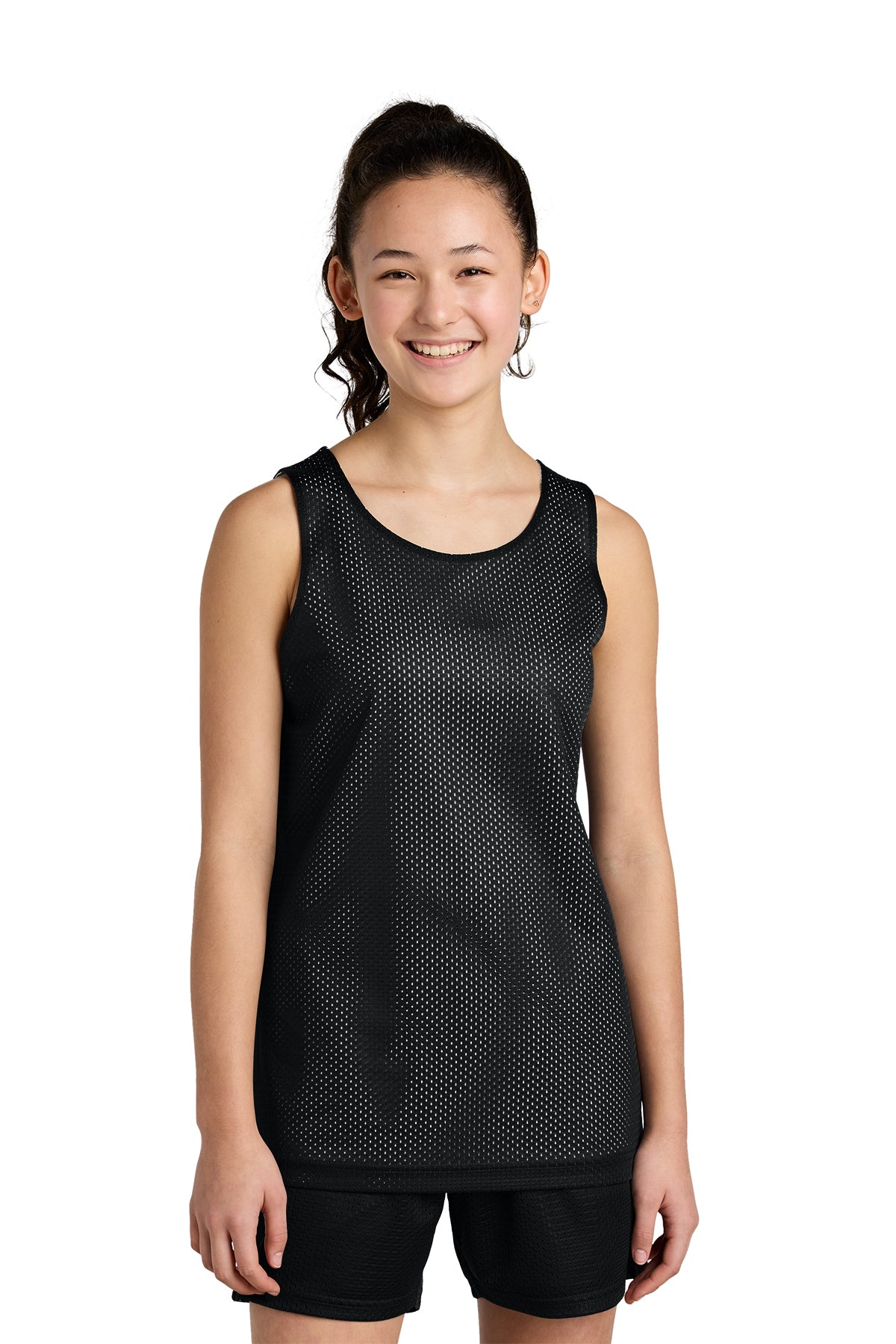 Sport‑Tek® Youth PosiCharge® Reversible Mesh Tank – YST5000