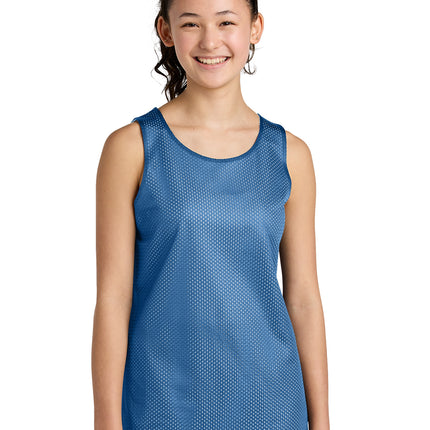 Sport‑Tek® Youth PosiCharge® Reversible Mesh Tank – YST5000