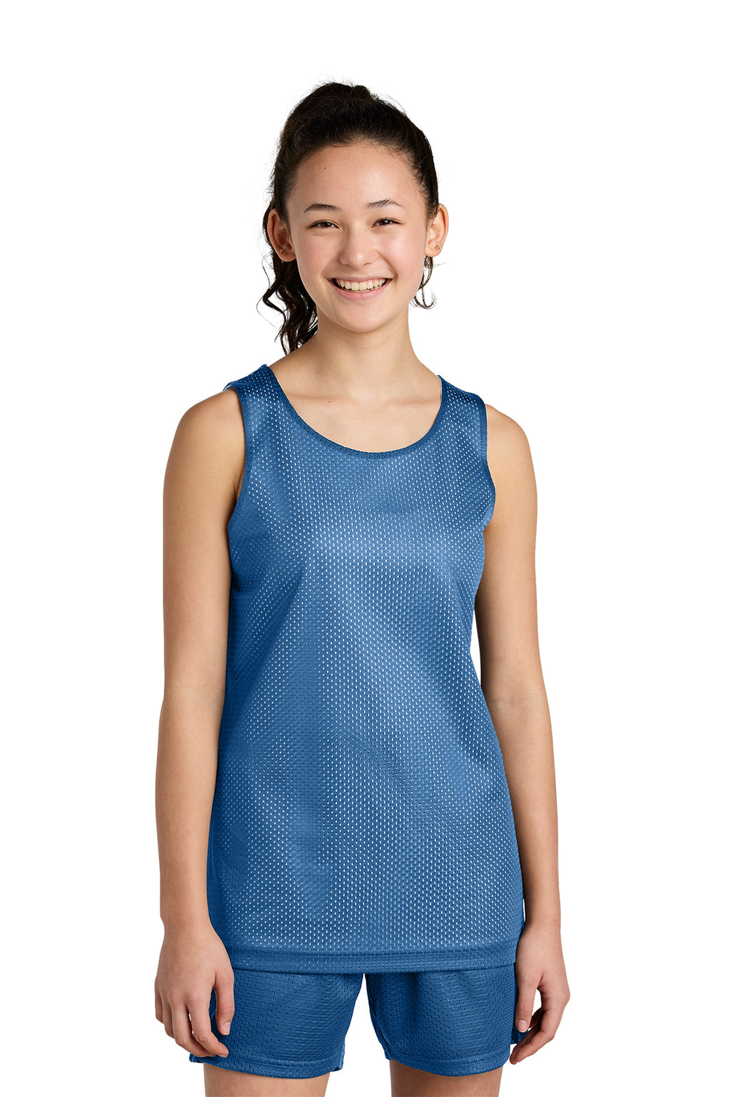 Sport‑Tek® Youth PosiCharge® Reversible Mesh Tank – YST5000