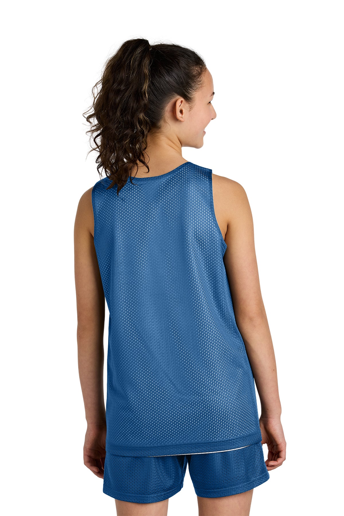 Sport‑Tek® Youth PosiCharge® Reversible Mesh Tank – YST5000