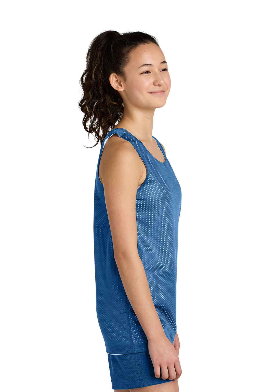 Sport‑Tek® Youth PosiCharge® Reversible Mesh Tank – YST5000