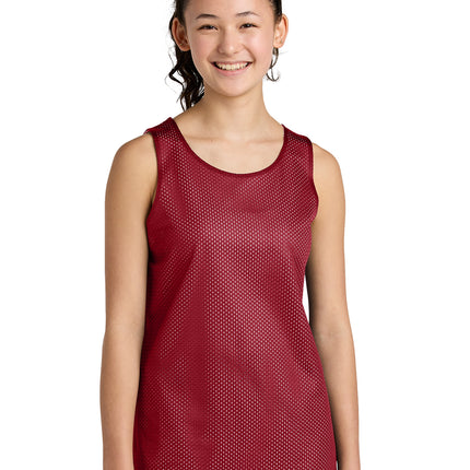 Sport‑Tek® Youth PosiCharge® Reversible Mesh Tank – YST5000