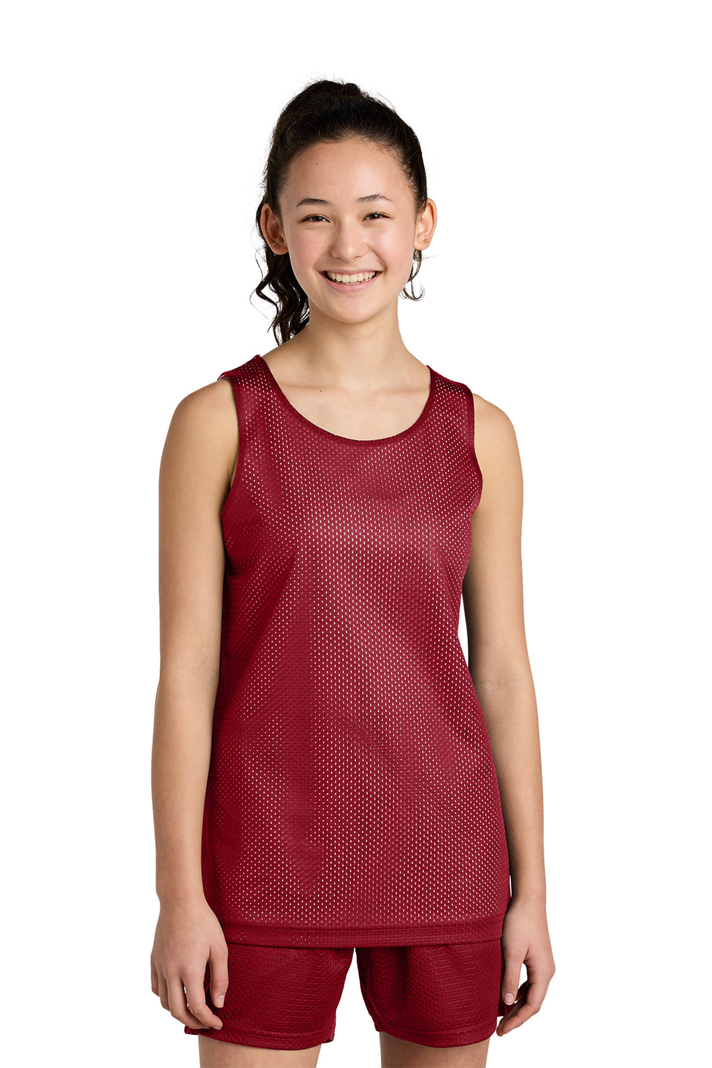 Sport‑Tek® Youth PosiCharge® Reversible Mesh Tank – YST5000