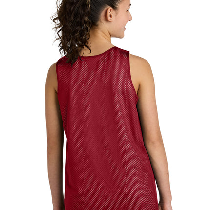 Sport‑Tek® Youth PosiCharge® Reversible Mesh Tank – YST5000