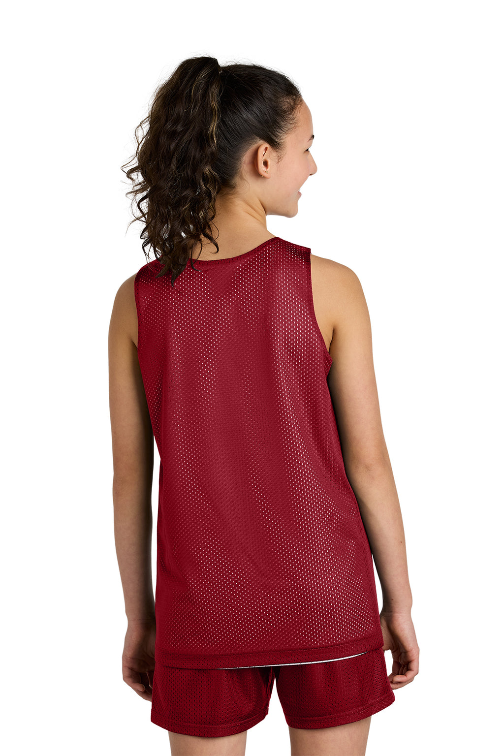 Sport‑Tek® Youth PosiCharge® Reversible Mesh Tank – YST5000