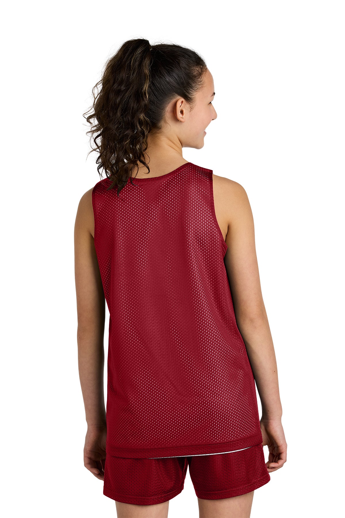 Sport‑Tek® Youth PosiCharge® Reversible Mesh Tank – YST5000