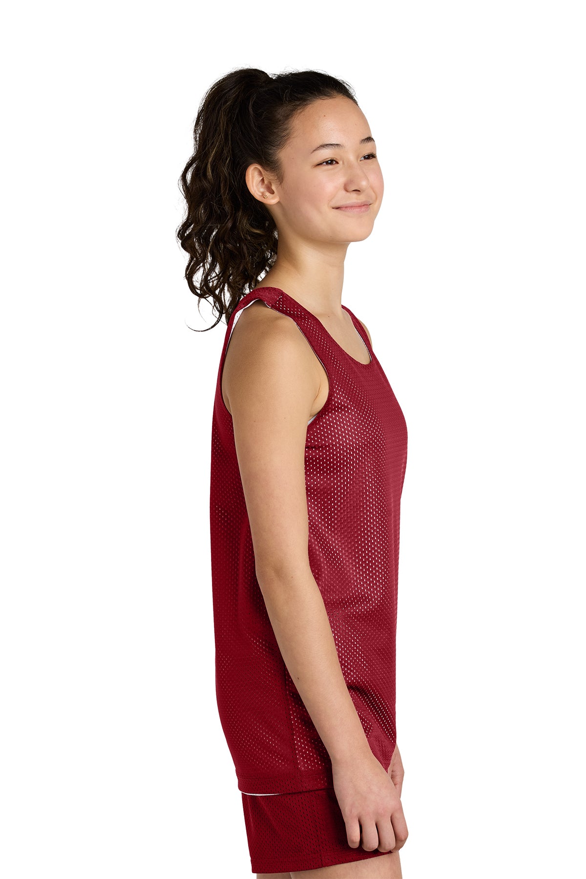 Sport‑Tek® Youth PosiCharge® Reversible Mesh Tank – YST5000