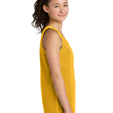 Sport‑Tek® Youth PosiCharge® Reversible Mesh Tank – YST5000