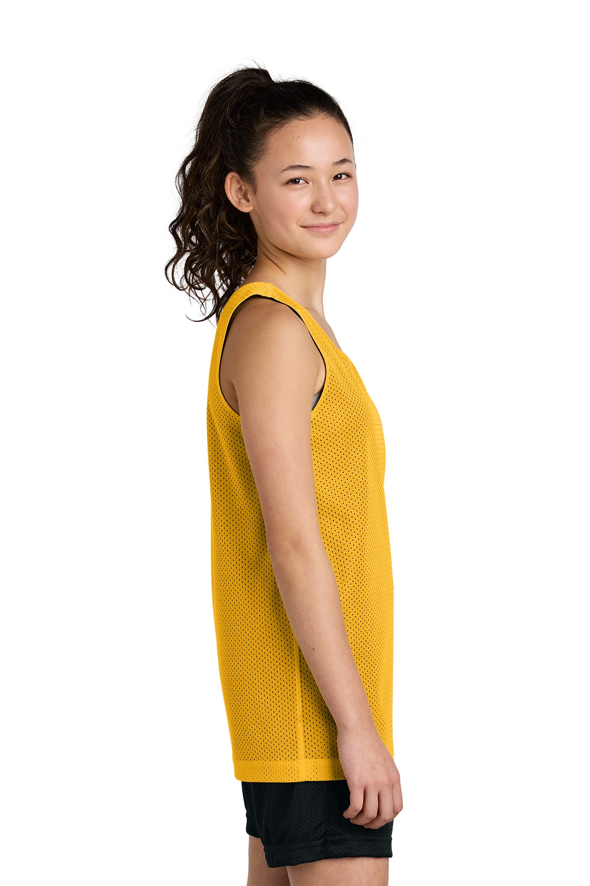 Sport‑Tek® Youth PosiCharge® Reversible Mesh Tank – YST5000
