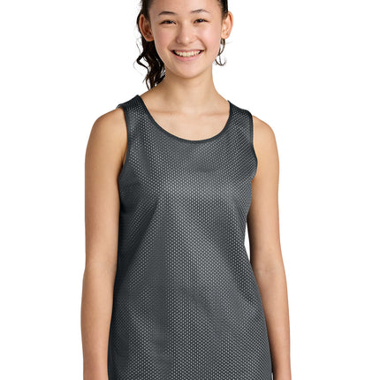 Sport‑Tek® Youth PosiCharge® Reversible Mesh Tank – YST5000