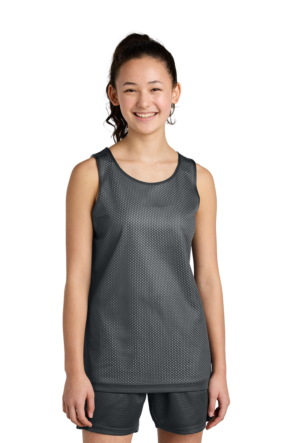 Sport‑Tek® Youth PosiCharge® Reversible Mesh Tank – YST5000