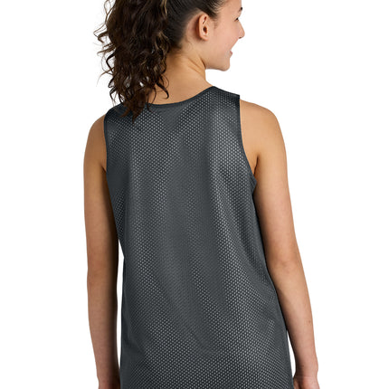 Sport‑Tek® Youth PosiCharge® Reversible Mesh Tank – YST5000