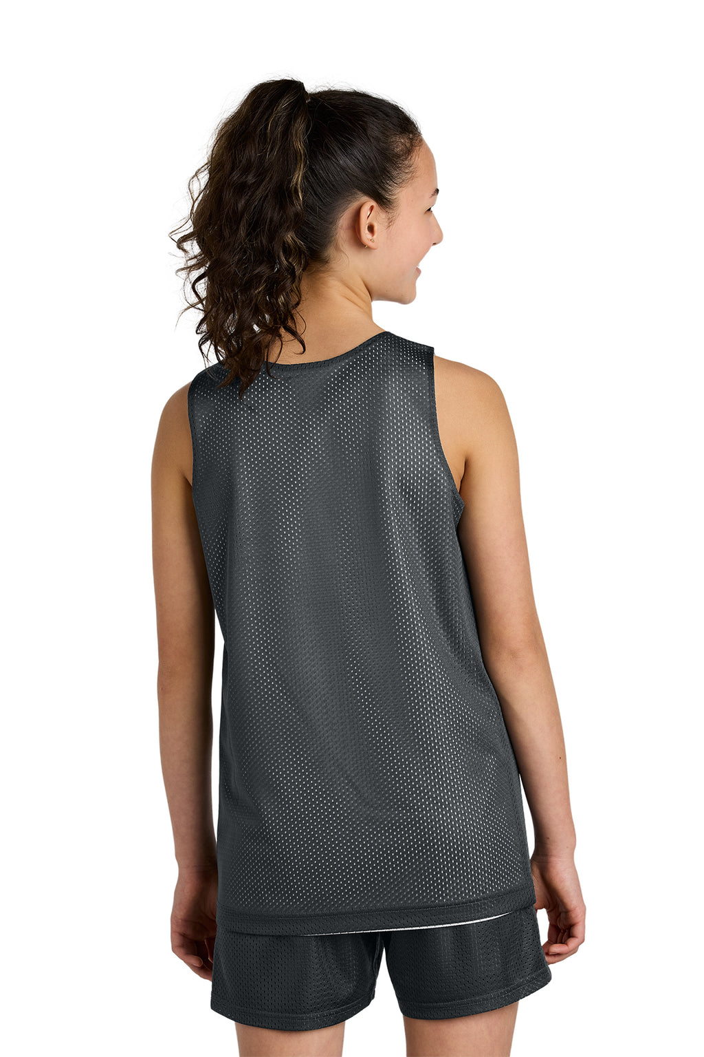 Sport‑Tek® Youth PosiCharge® Reversible Mesh Tank – YST5000