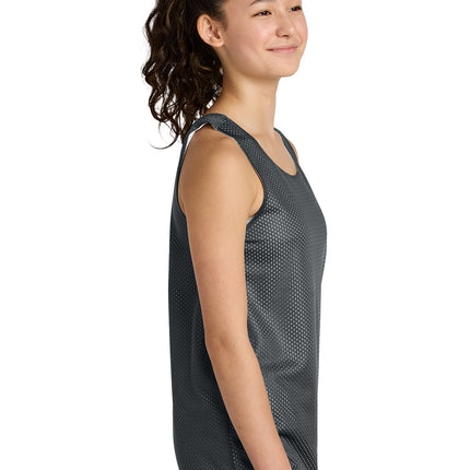 Sport‑Tek® Youth PosiCharge® Reversible Mesh Tank – YST5000
