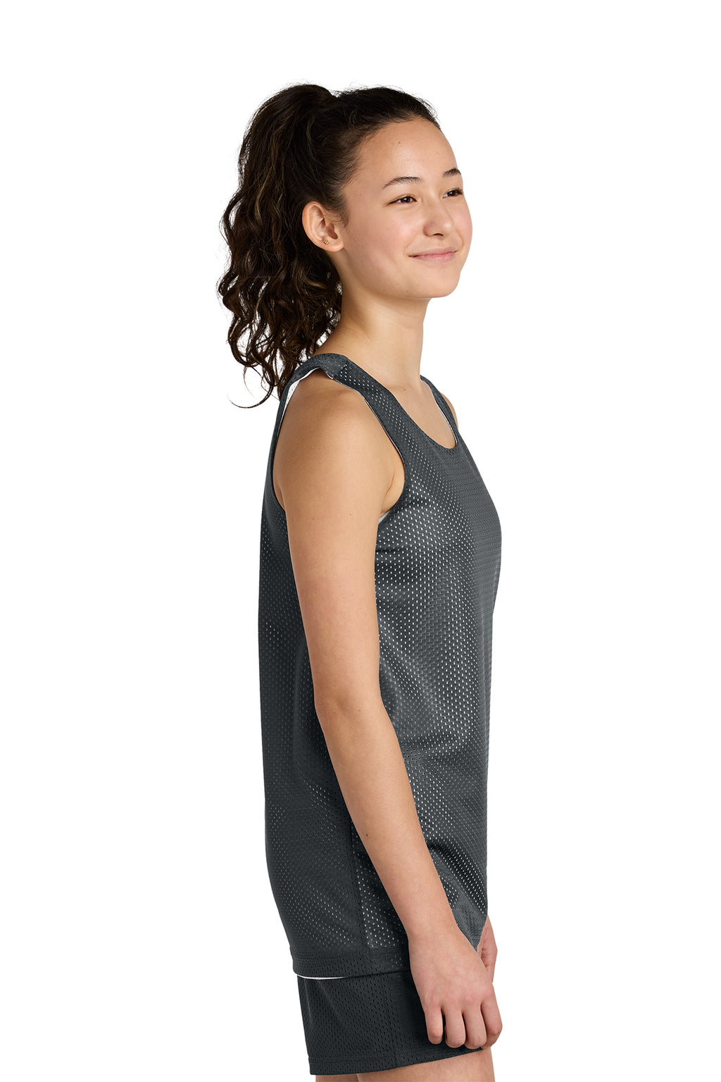 Sport‑Tek® Youth PosiCharge® Reversible Mesh Tank – YST5000