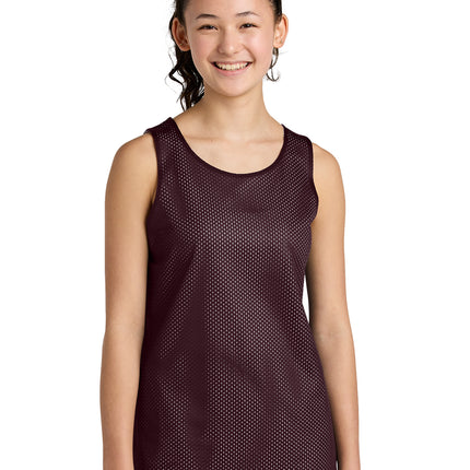 Sport‑Tek® Youth PosiCharge® Reversible Mesh Tank – YST5000