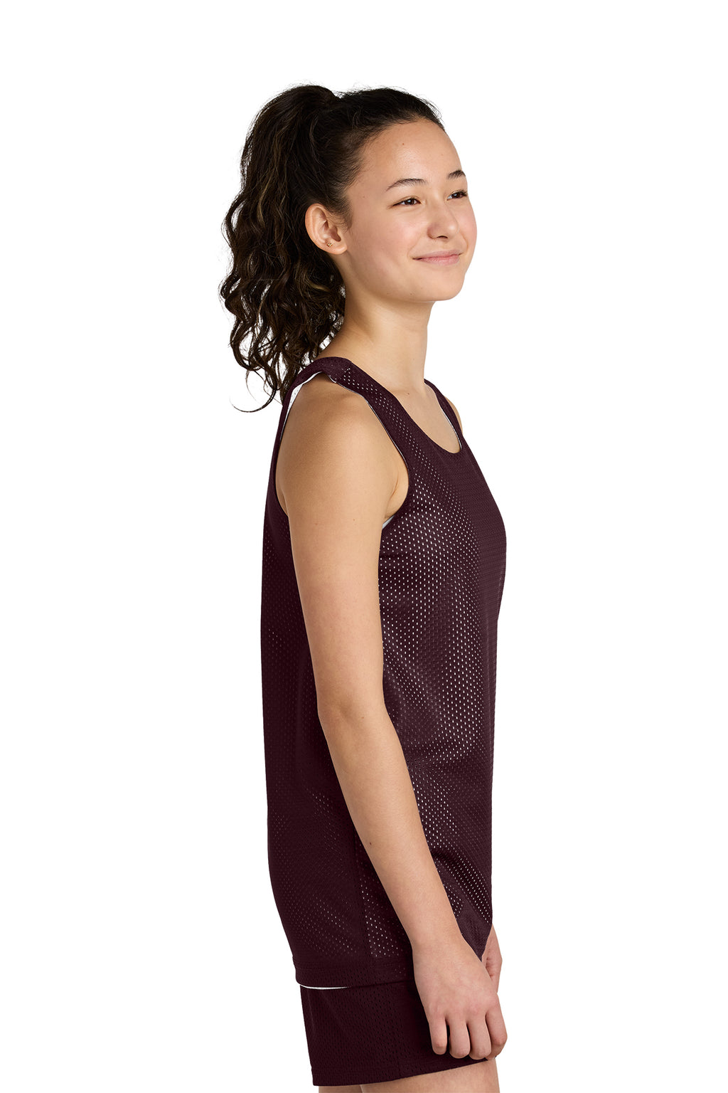 Sport‑Tek® Youth PosiCharge® Reversible Mesh Tank – YST5000