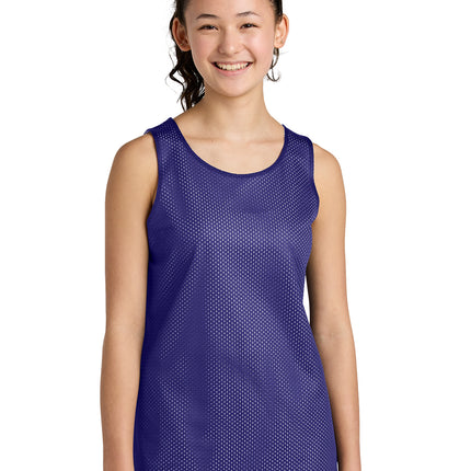 Sport‑Tek® Youth PosiCharge® Reversible Mesh Tank – YST5000