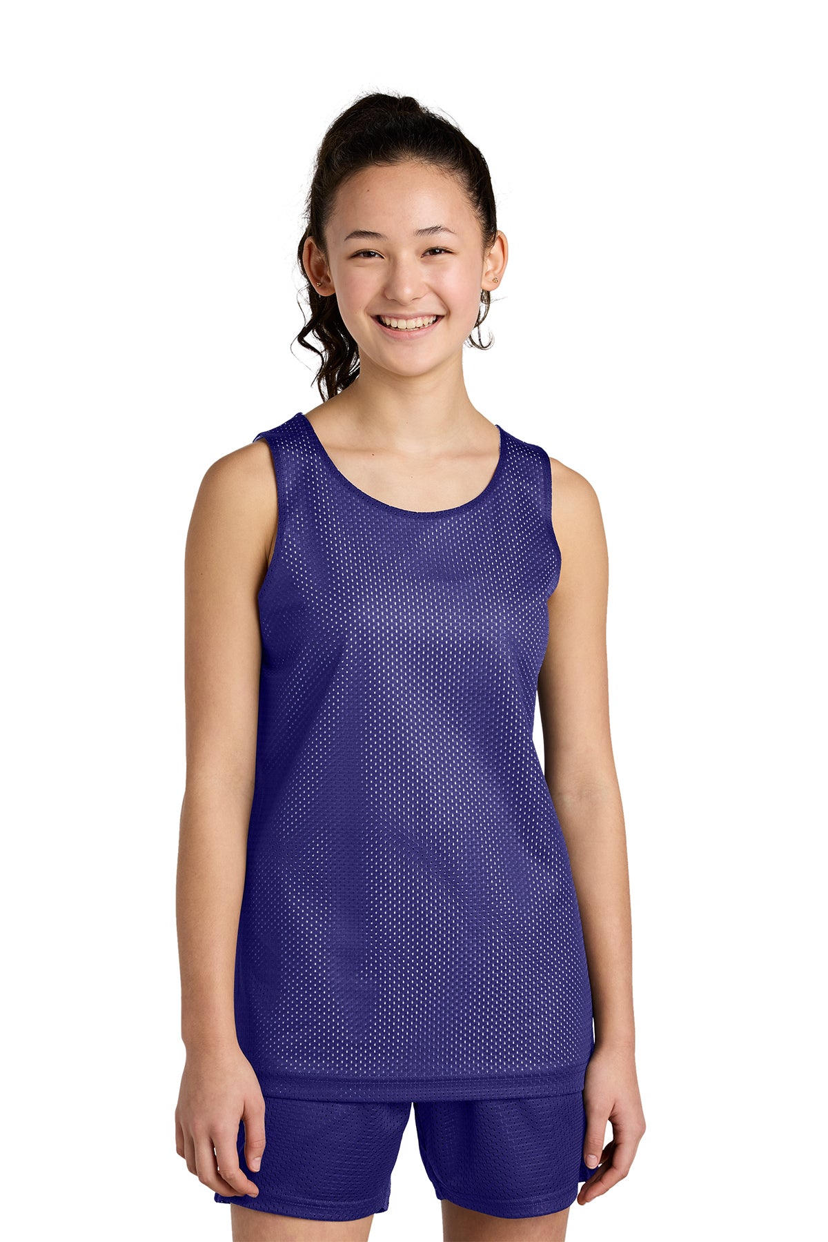 Sport‑Tek® Youth PosiCharge® Reversible Mesh Tank – YST5000