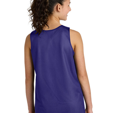 Sport‑Tek® Youth PosiCharge® Reversible Mesh Tank – YST5000